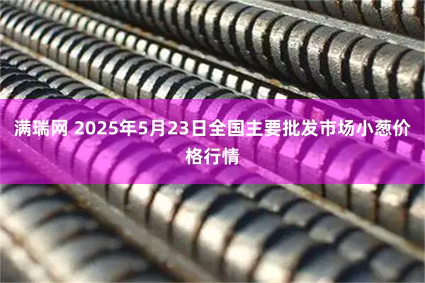 满瑞网 2025年5月23日全国主要批发市场小葱价格行情